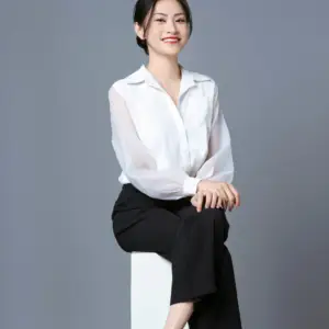 Professional Chic White & Black Set